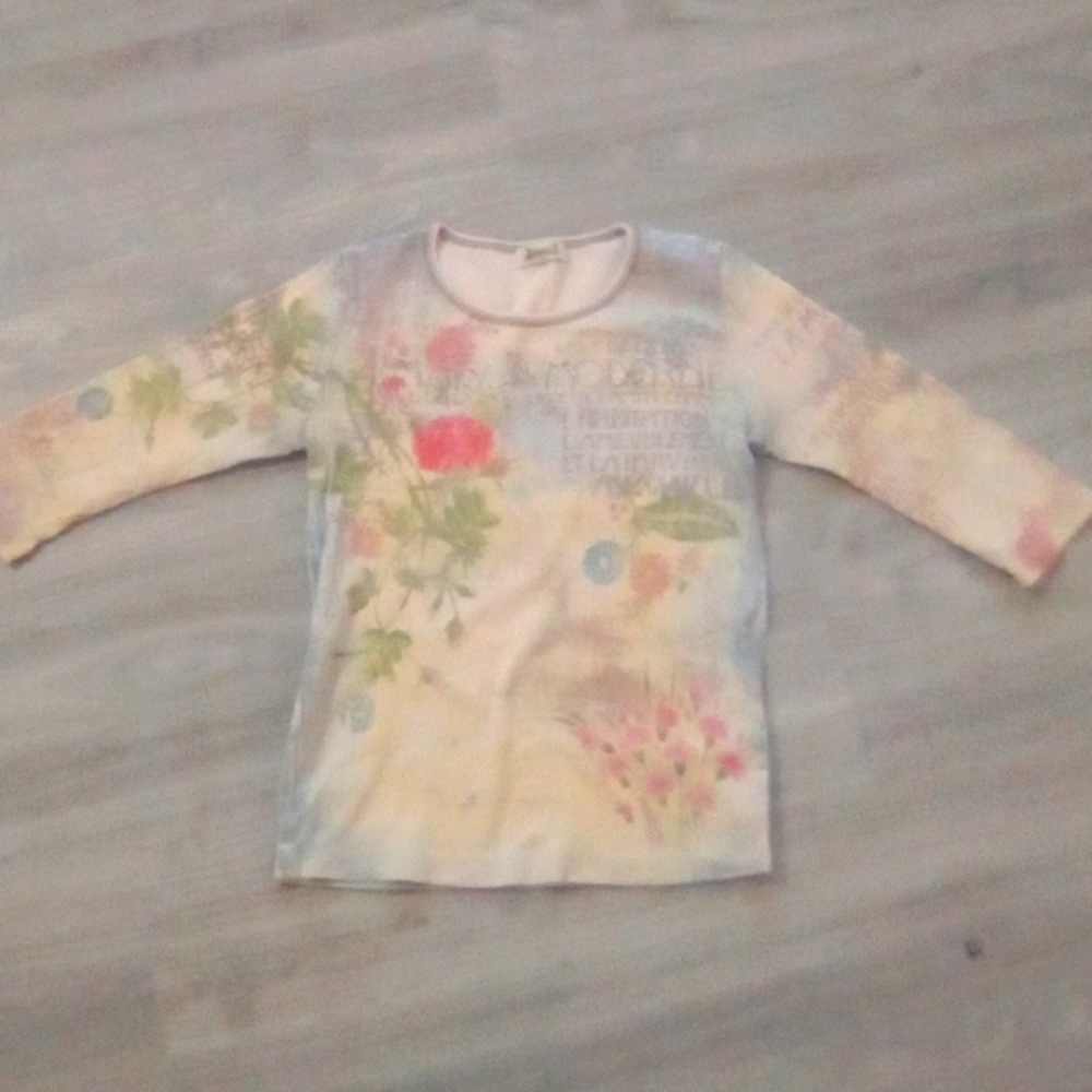 Y2K flower shirt
